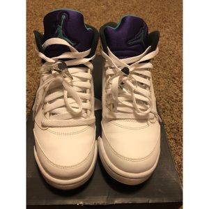 Air Jordan Retro 5 s Grapes Youth Sz 7